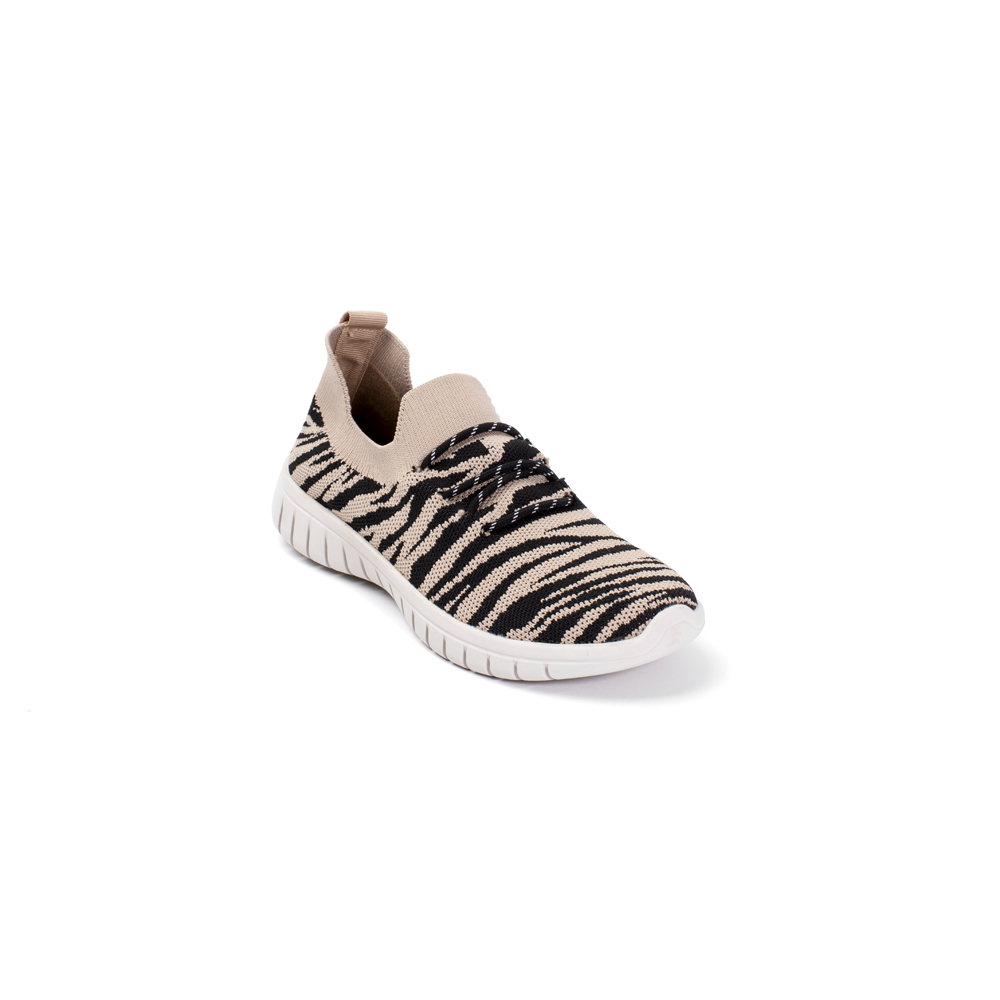 Jen Athletic Professional Shoe in Animal Tan/Black