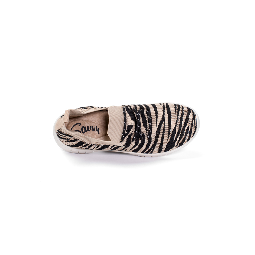 Jen Athletic Professional Shoe in Animal Tan/Black - Image 4