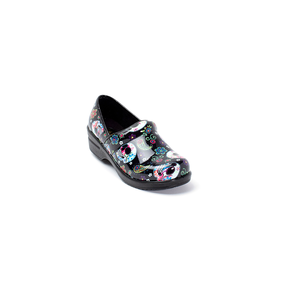 SN_BrandySugarSkull4front_MG Brandy Nursing Shoe in Sugar Skull 4