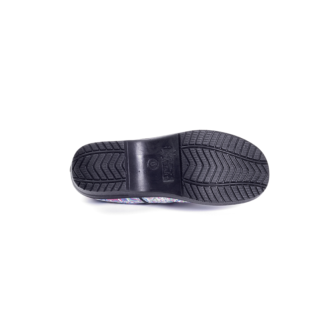 Brandy Nursing Shoe in White Mardis Gras - Image 5