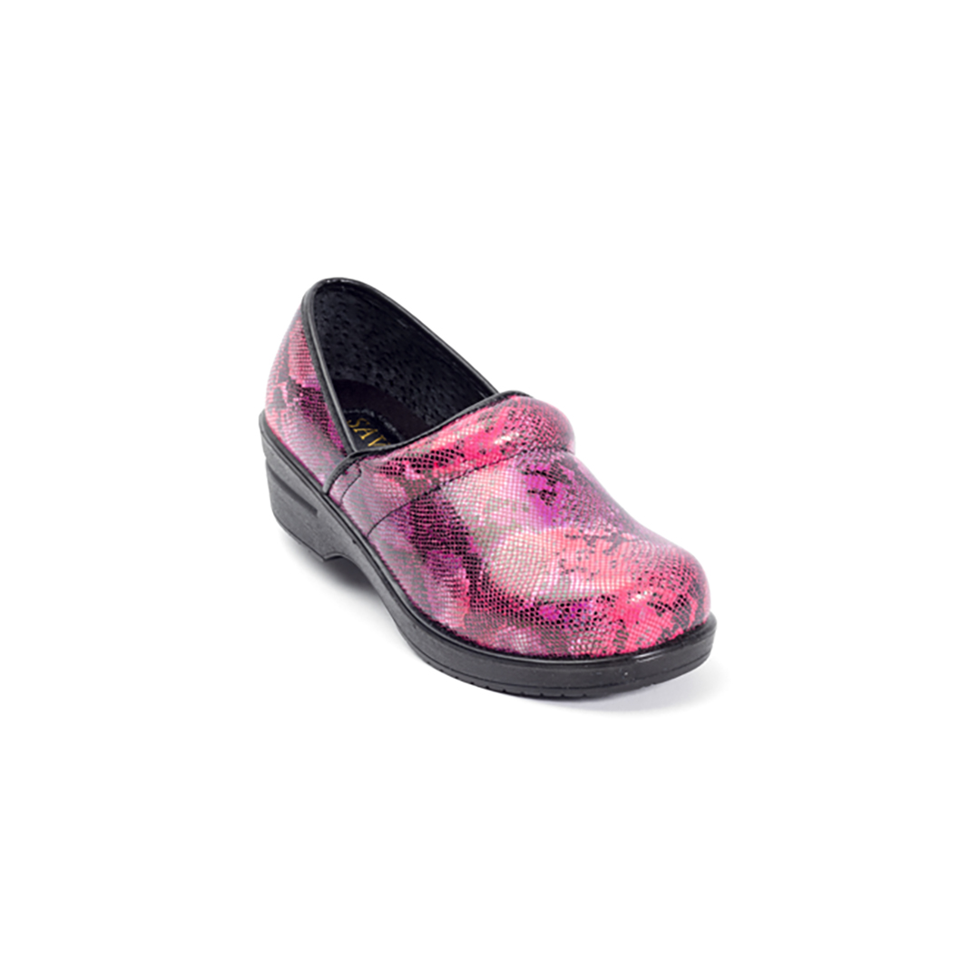 Brandy Nursing Shoe in Pink Serpent