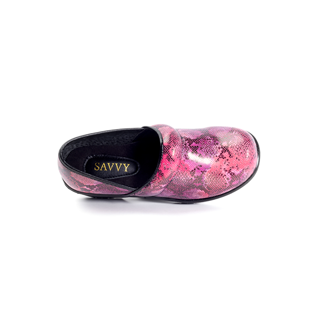 Brandy Nursing Shoe in Pink Serpent - Image 4