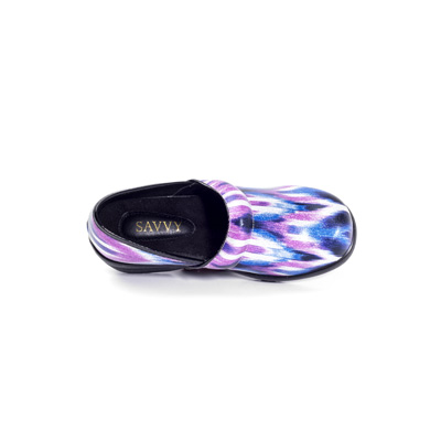 Brandy Nursing Shoe in Purple Aztec - Image 5