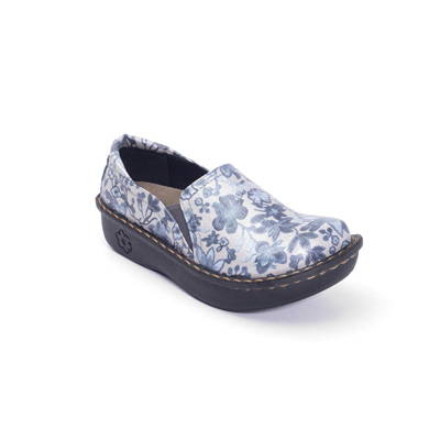 Ducky Nursing Shoe in Silver Floral