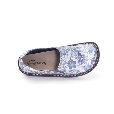 Ducky Nursing Shoe in Silver Floral - Image 5