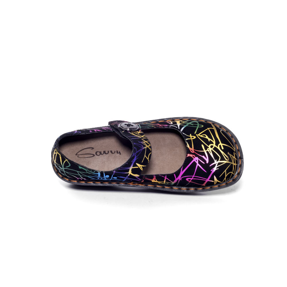 Jane Nursing Shoe in Scribble - Image 5